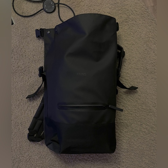 RAINS Trail Rolltop Backpack - Picture 7 of 8